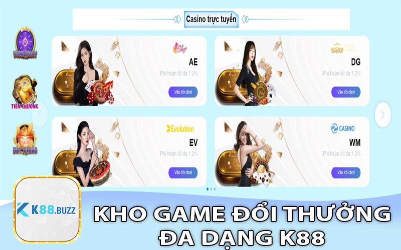 Kho game đổi thưởng đa dạng hấp dẫn