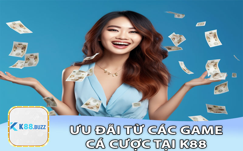 Ưu đãi hấp dẫn tại các game cá cược tại K88